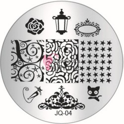 Matrita de Unghii din metal rotunda 5,5cm JQ04